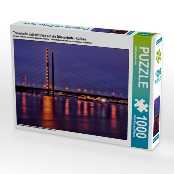 Produktbild: Traumhafte Zeit mit Blick auf die D&uuml;sseldorfer Kulisse (Puzzle)