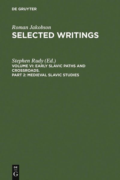 Reihenseite Alles zur Buchreihe Selected Writings