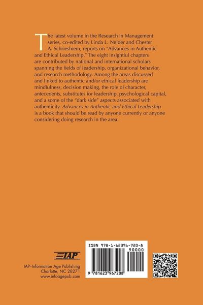 Produktbild: Advances in Authentic and Ethical Leadership