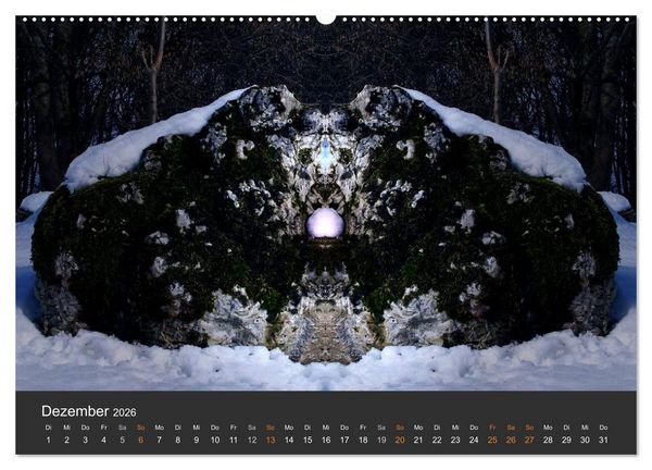 Produktbild: Spiegelwelten - Im Reich der Naturwesen (Wandkalender 2026 DIN A2 quer), CALVENDO Monatskalender