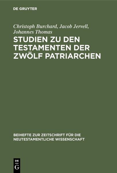 Produktbild: Studien zu den Testamenten der Zw&ouml;lf Patriarchen