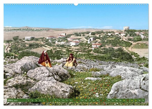 Produktbild: Heiliges Land um das Jahr 1900 - Fotos neu restauriert und koloriert (Wandkalender 2027 DIN A2 quer), CALVENDO Monatskalender