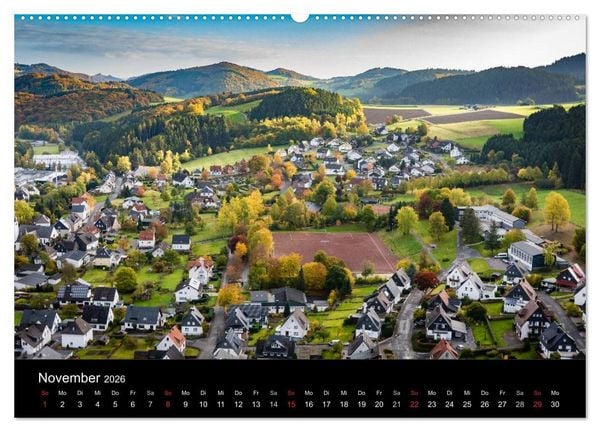 Produktbild: Brilon aus der Vogelperspektive (Wandkalender 2026 DIN A2 quer), CALVENDO Monatskalender
