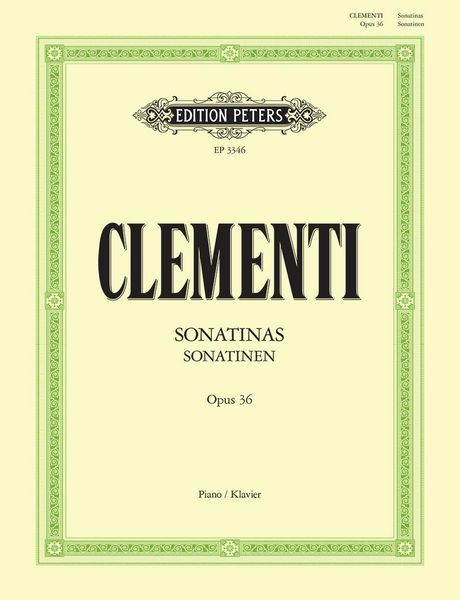 Produktbild: Sonatinen f&uuml;r Klavier op. 36
