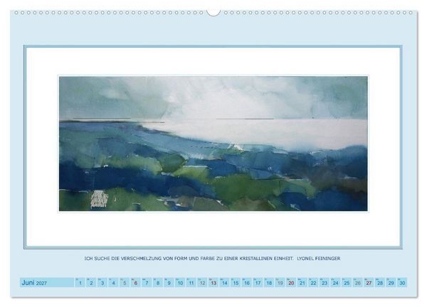 Produktbild: Licht und Linie (Wandkalender 2027 DIN A2 quer), CALVENDO Monatskalender
