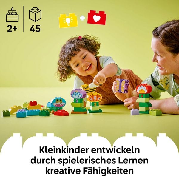 Produktbild: LEGO DUPLO Town Kreativer Blumengarten, Lernspielzeug ab 2 Jahren 10444