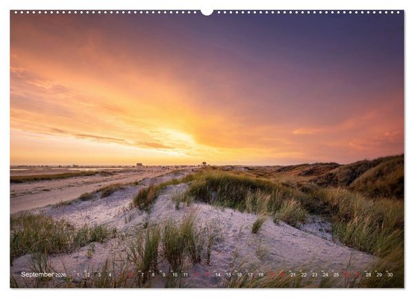 Produktbild: Nordseeurlaub in St. Peter-Ording (hochwertiger Premium Wandkalender 2026 DIN A2 quer), Kunstdruck in Hochglanz