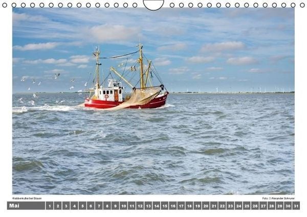 Produktbild: Nordsee - Impressionen einer Landschaft am Meer (Wandkalender immerw&auml;hrend DIN A4 quer)