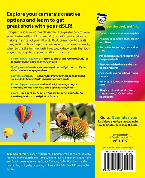 Produktbild: Nikon D3000 For Dummies