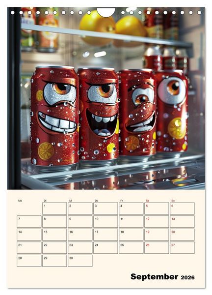 Produktbild: Nachts im K&uuml;hlschrank (Wandkalender 2026 DIN A4 hoch), CALVENDO Monatskalender
