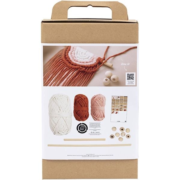 Produktbild: Creativ Company DIY Sets Macram&eacute; Kreativ Set Macram&eacute;, Wandschmuck, Kreativ Box