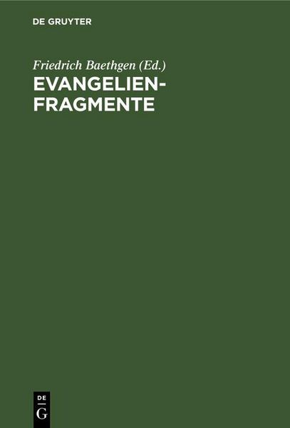 Produktbild: Evangelienfragmente