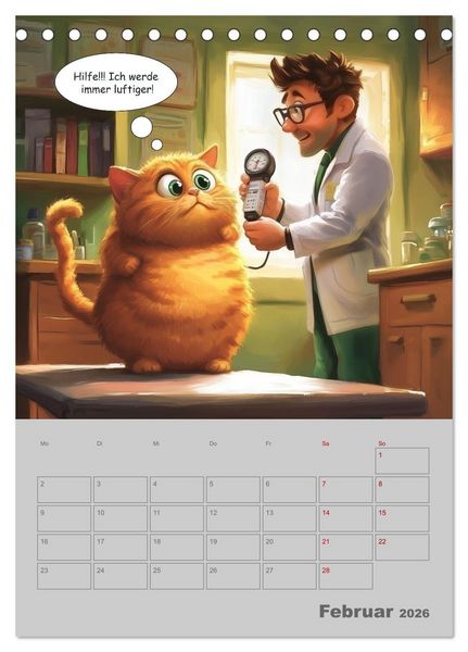 Produktbild: Ein Arzt f&uuml;r alle Felle (Tischkalender 2026 DIN A5 hoch), CALVENDO Monatskalender
