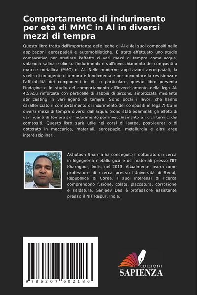 Produktbild: Comportamento di indurimento per et&agrave; di MMC in Al in diversi mezzi di tempra