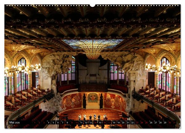 Produktbild: Barcelona - Stadt des Modernisme (hochwertiger Premium Wandkalender 2026 DIN A2 quer), Kunstdruck in Hochglanz