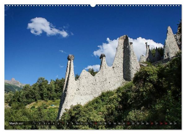 Produktbild: Valais Swiss Beauty (High Quality Premium Wall Calendar 2027 DIN A2 landscape),CALVENDO 12 Month Wall Calendar