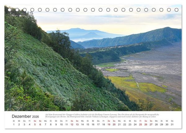 Produktbild: JAVA Natur pur (Tischkalender 2026 DIN A5 quer), CALVENDO Monatskalender