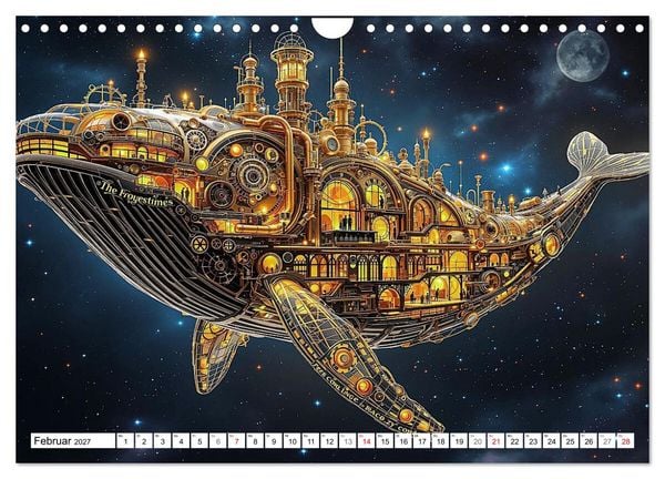 Produktbild: Wimmelnde Wunderwelten (Wandkalender 2027 DIN A4 quer), CALVENDO Monatskalender