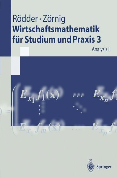 Produktbild: Wirtschaftsmathematik für Studium und Praxis 3