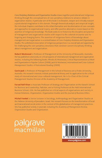 Produktbild: Core-Periphery Relations and Organization Studies
