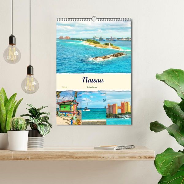 Produktbild: Nassau - Reiseplaner (Wandkalender 2026 DIN A3 hoch), CALVENDO Monatskalender