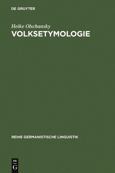 Produktbild: Volksetymologie