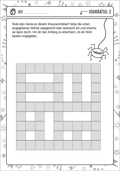 Produktbild: Der gro&szlig;e Logiktest f&uuml;r Kinder - R&auml;tseln, bis dein Kopf qualmt!