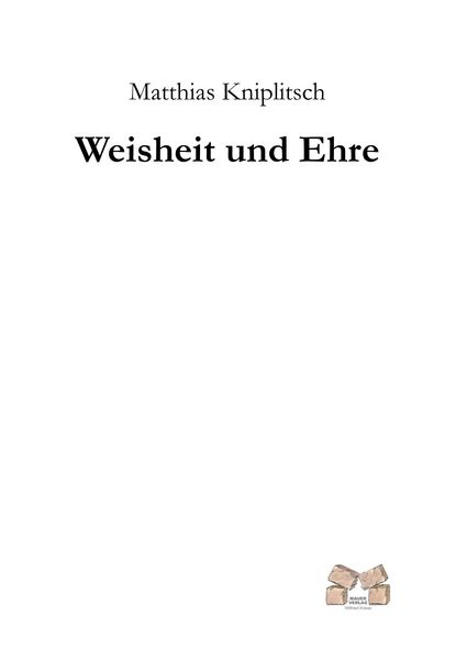 Produktbild: Weisheit und Ehre