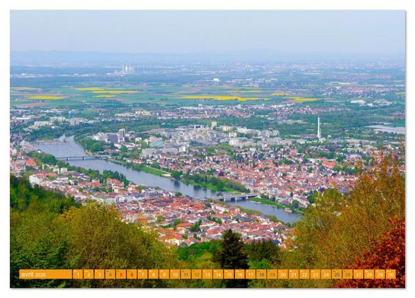 Produktbild: Magnifique Heidelberg (Calendrier mural 2026 DIN A3 vertical), CALVENDO calendrier mensuel