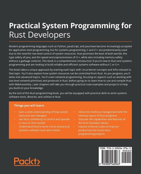 Produktbild: Practical System programming for Rust developers