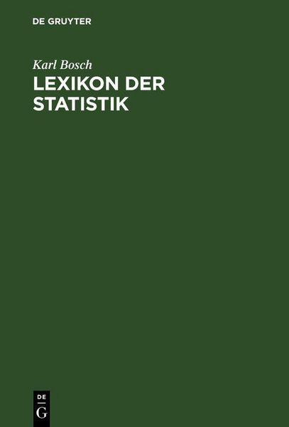 Produktbild: Lexikon der Statistik