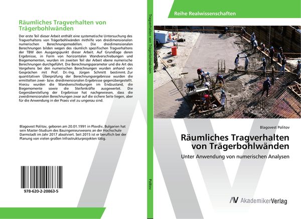 Produktbild: R&auml;umliches Tragverhalten von Tr&auml;gerbohlw&auml;nden