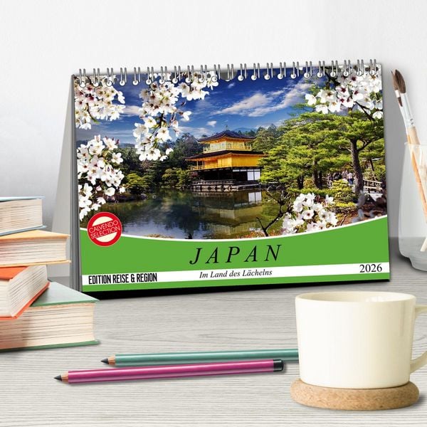 Produktbild: Japan. Im Land des L&auml;chelns (Tischkalender 2026 DIN A5 quer), CALVENDO Monatskalender
