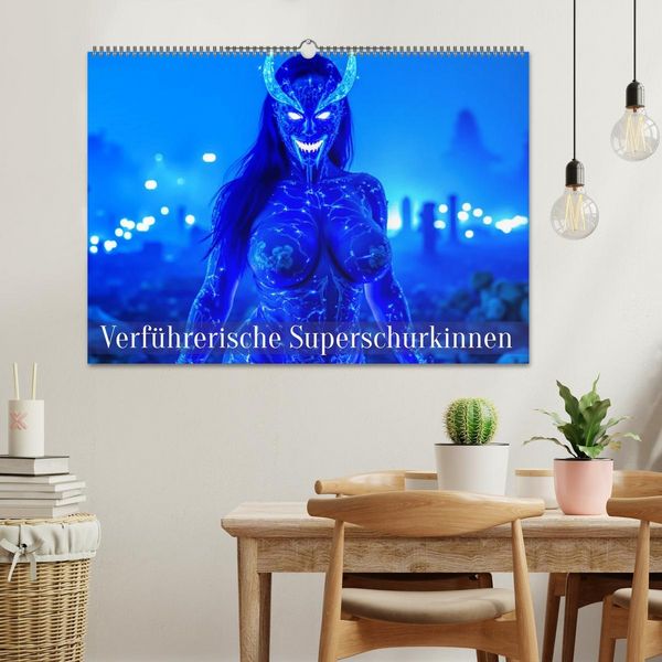 Produktbild: Verf&uuml;hrerische Superschurkinnen (Wandkalender 2027 DIN A2 quer), CALVENDO Monatskalender