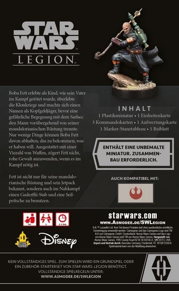 Produktbild: Davy, A: Star Wars Legion - Boba Fett (Daimyo)