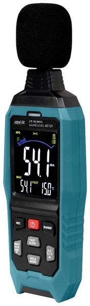 Produktbild: Joy-it Schallpegel-Messger&auml;t Farbdisplay, Datenlogger JT-SLM01 30 - 130 dB 31.5 Hz - 8 kHz USB