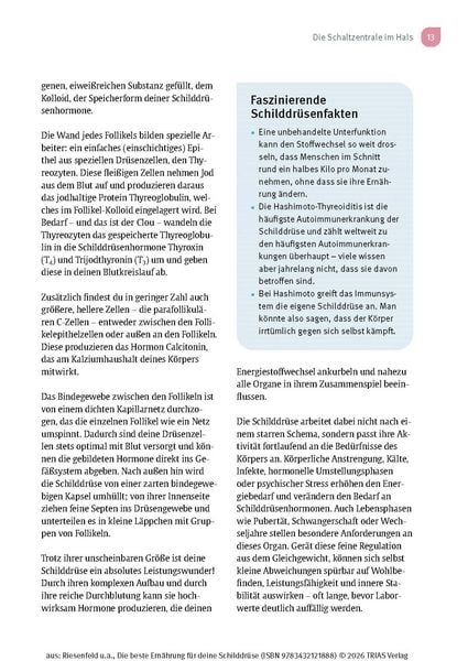 Produktbild: Die beste Ern&auml;hrung f&uuml;r deine Schilddr&uuml;se