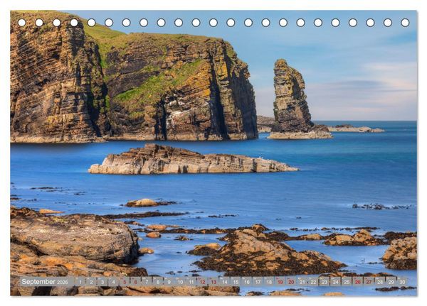 Produktbild: Orkney, Inselwelten aus Licht und Legenden. (Tischkalender 2026 DIN A5 quer), CALVENDO Monatskalender