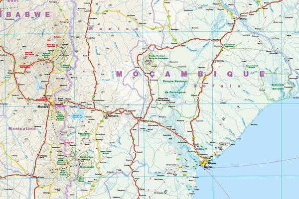 Produktbild: Reise Know-How Landkarte Mosambik, Malawi (1:1.200.000)