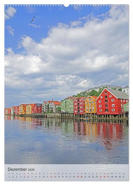 Produktbild: Unterwegs in Norwegen - Mit dem Wohnmobil an sch&ouml;nen Orten verweilen (hochwertiger Premium Wandkalender 2026 DIN A2 hoch), Kunstdruck in Hochglanz