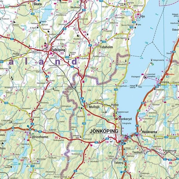 Produktbild: Freytag & berndt Stra&szlig;enkarte Schweden 1:600.000
