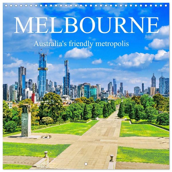Produktbild: Melbourne - Australia's friendly metropolis (Wall Calendar 2027 12 &times; 12 Inch) CALVENDO 12 Month Wall Calendar