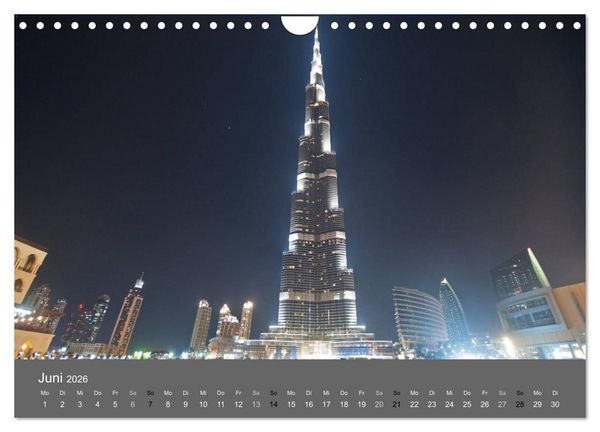 Produktbild: Dubai (Wandkalender 2026 DIN A4 quer), CALVENDO Monatskalender