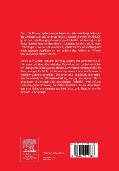 Produktbild: Der Experimentator: Microarrays