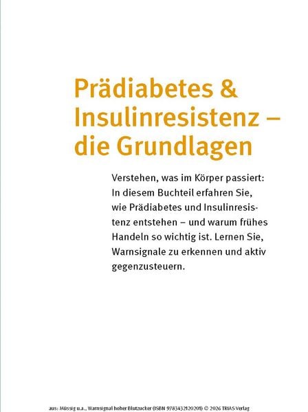 Produktbild: Warnsignal hoher Blutzucker