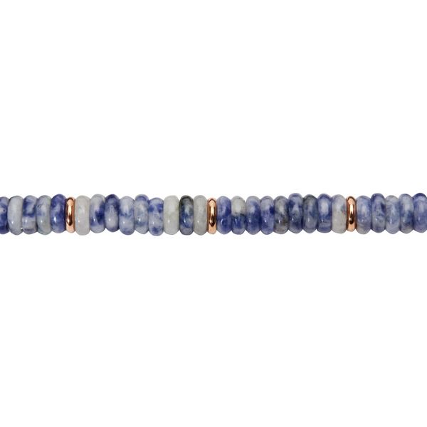 Produktbild: Armband - "Talisman" Dumortierit-Quarz - ros&eacute;vergoldet