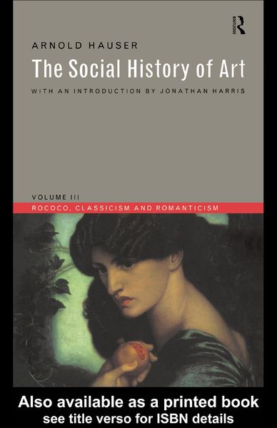 Produktbild: Social History of Art, Volume 3