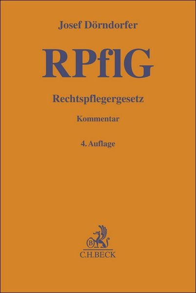 Produktbild: Rechtspflegergesetz. RPflG