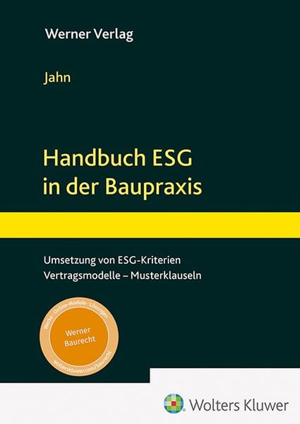 Produktbild: Handbuch ESG in der Baupraxis