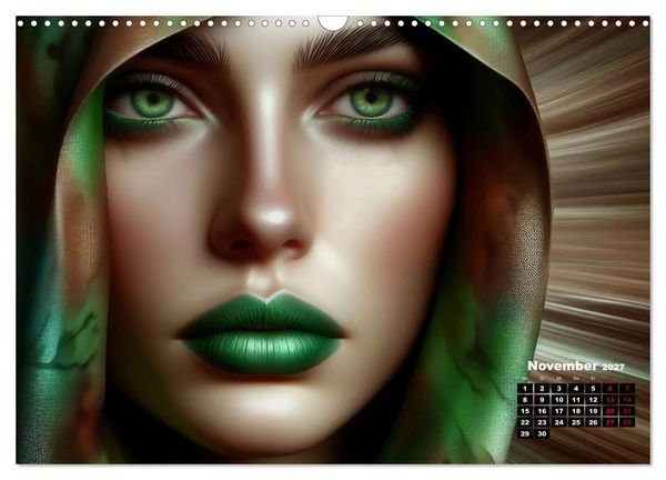 Produktbild: Eleganz, Farbe und Anmut (Wandkalender 2027 DIN A3 quer), CALVENDO Monatskalender